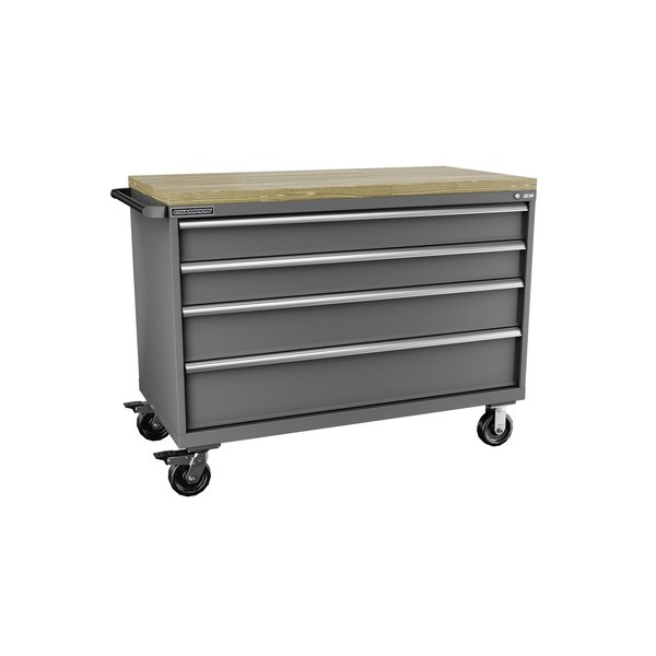 Champion Tool Storage Tool Cabinet, 4 Drawer, Dark Gray, 56-1/2 in W x 28-1/2 in D x 43-1/4 in H, D15000401ILCMB8BBT-DG D15000401ILCMB8BBT-DG